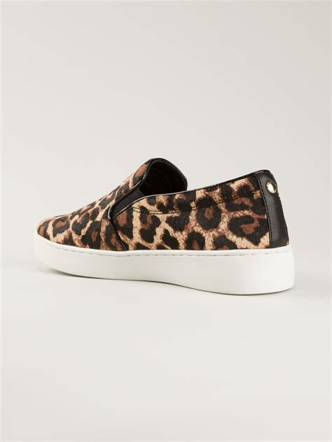 michael kors keaton leopard|Michael Kors leopard print shoes.